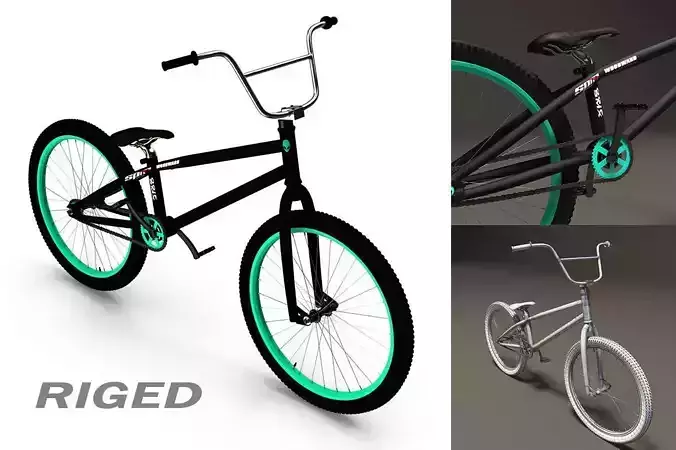 BMX Bicycle 3D model
