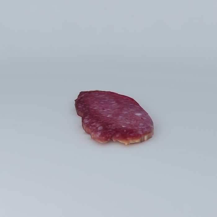 Ham Slice Free 3D model_2