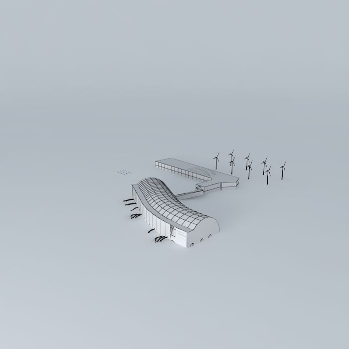 JFK AAO Terminal - Terminal 10 Free 3D model_3
