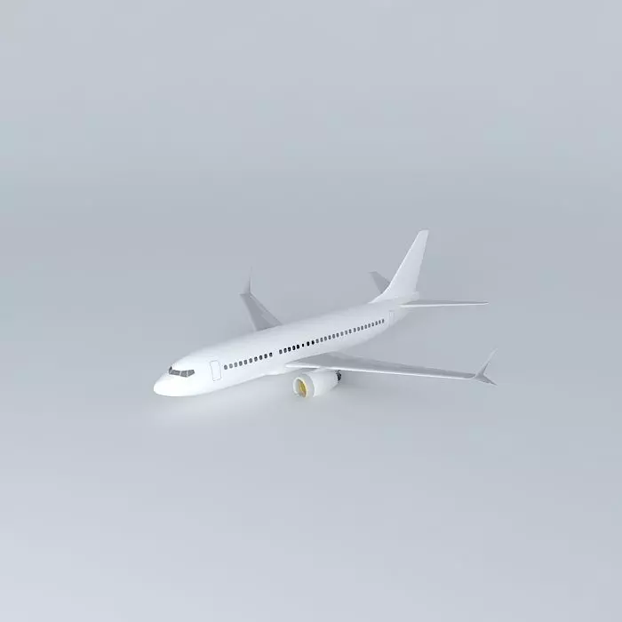 Template - Boeing 737 Max 7 Free 3D model