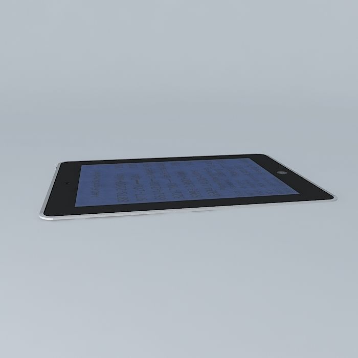 AAO flight schedules on IPad 2 Free 3D model_2