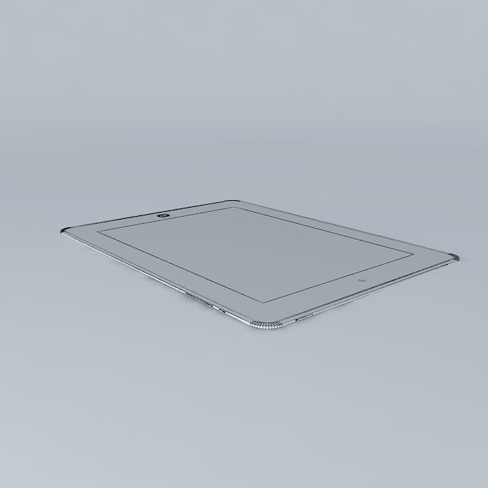 AAO flight schedules on IPad 2 Free 3D model_3