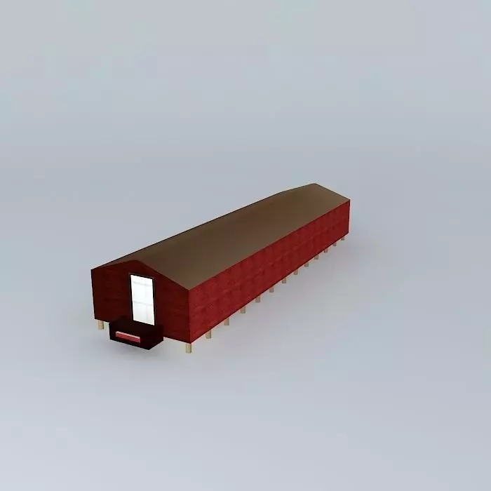 Storage Building at Nerlerit Inaat Free 3D model