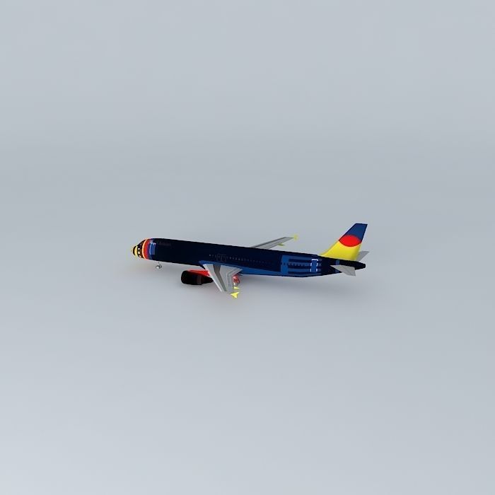 Royal Airways Airbus A321-207 Free 3D model_1