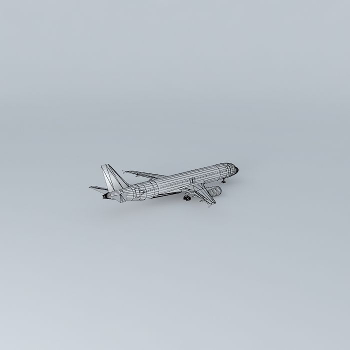 Royal Airways Airbus A321-207 Free 3D model_3