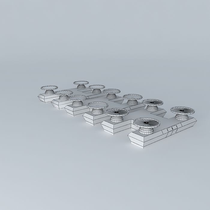 Quad Hover Free 3D model_4