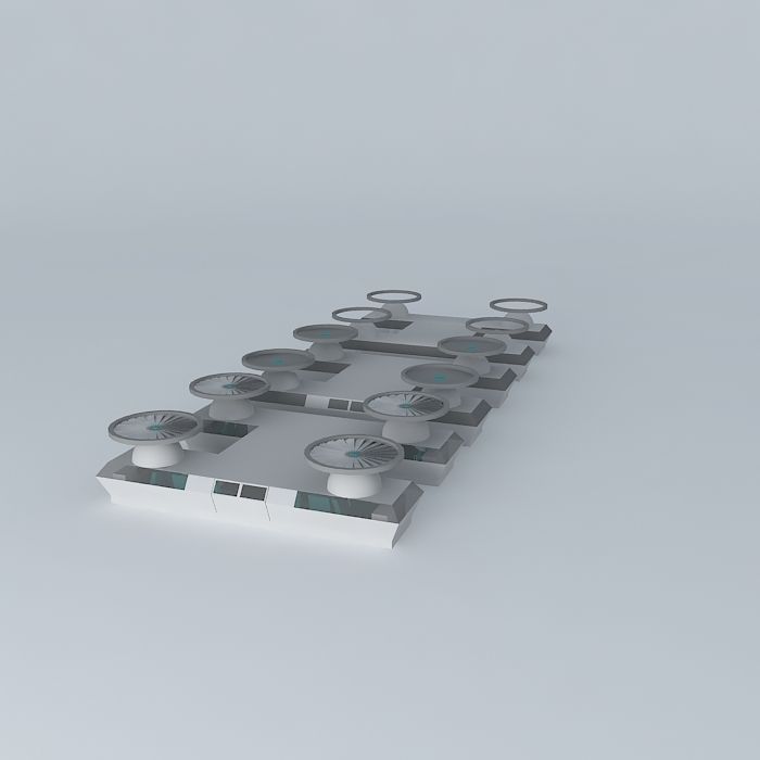 Quad Hover Free 3D model_1