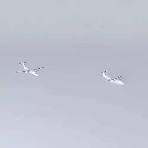 DeHavilland DHC-8-300/Dash-8 Template