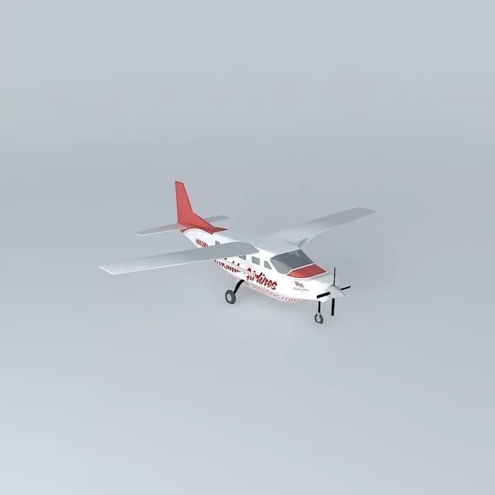 Mokulele Airlines Cessna Caravan C208B Free 3D model
