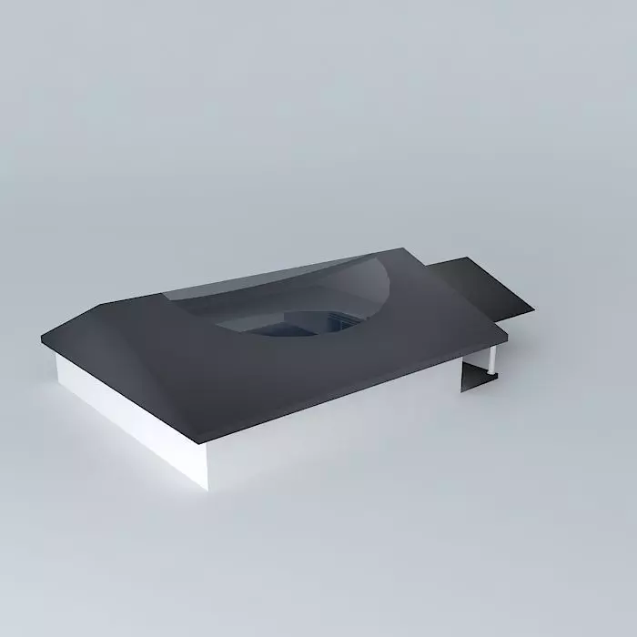 Crowne Springs Low-Poly Gone Art Museum Free 3D model_0