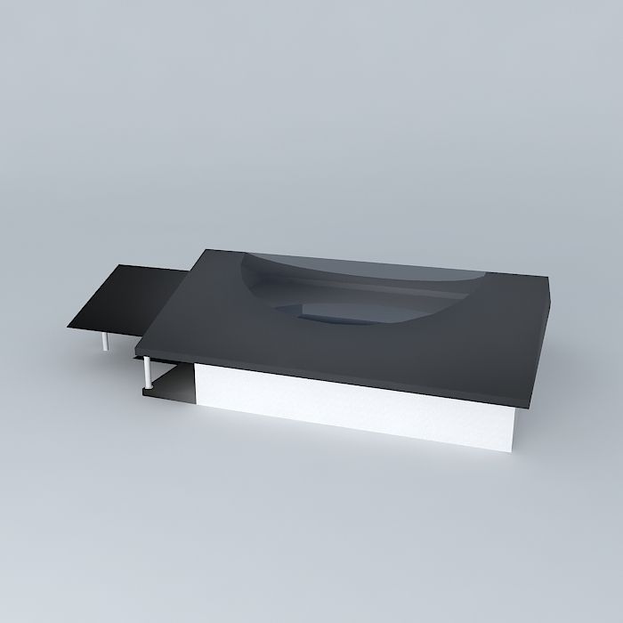 Crowne Springs Low-Poly Gone Art Museum Free 3D model_1