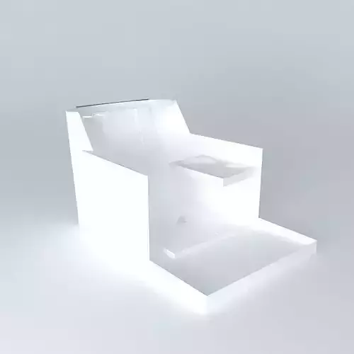 First Class Airplane Seat Free 3D model