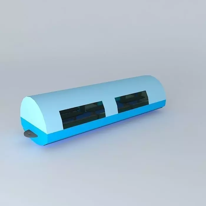 Atlantic Express Passenger Cabin Free 3D model_0