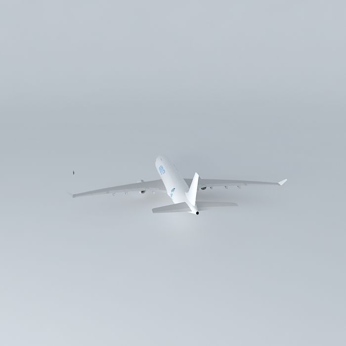 Airbus A330-200F Template  Free 3D model_2
