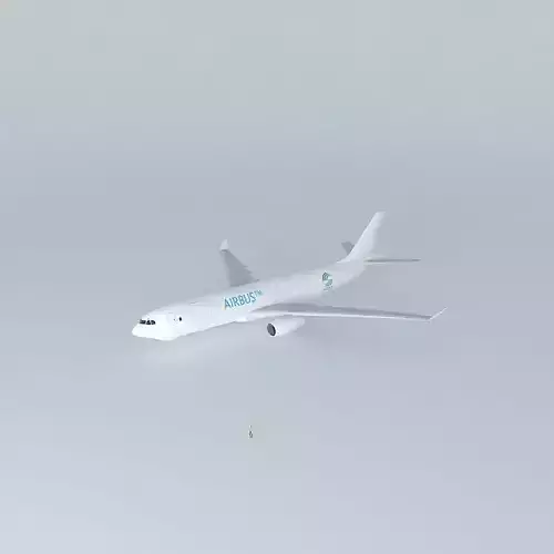 Airbus A330-200F Template  Free 3D model