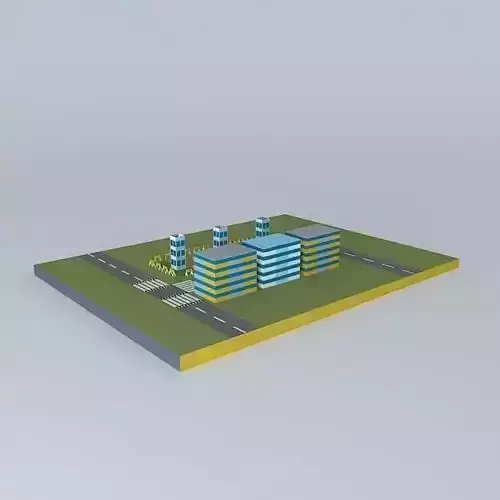Skech-town-physics 12  Free 3D model