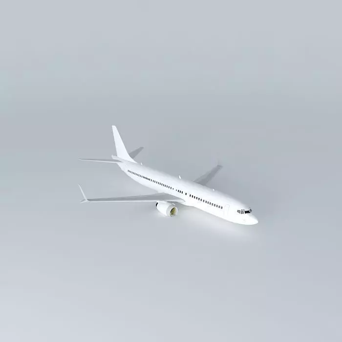 Template - Boeing 737 MAX 9  Free 3D model_0