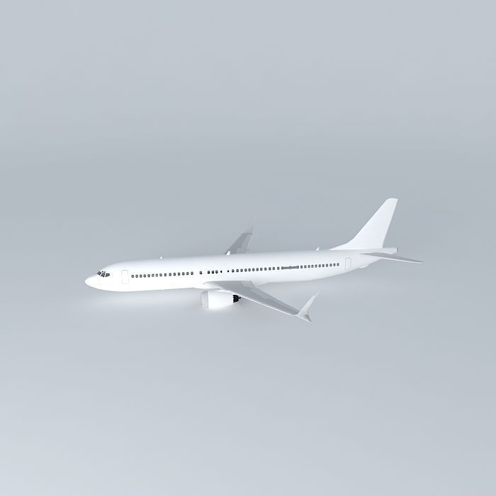 Template - Boeing 737 MAX 9  Free 3D model_2