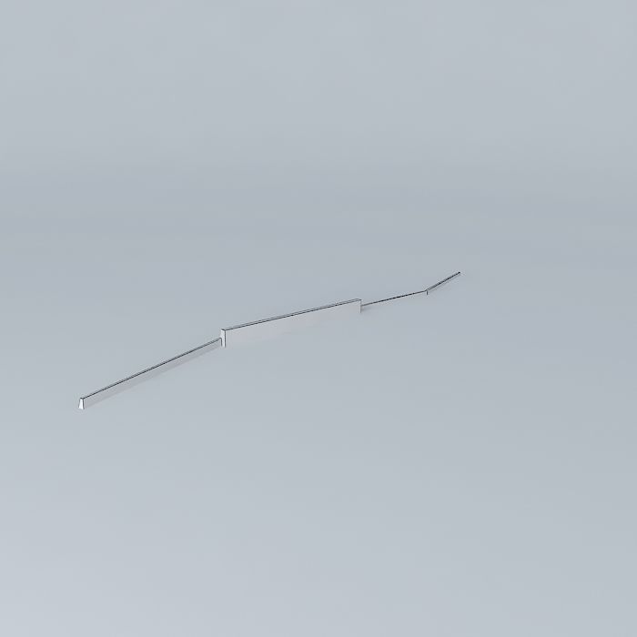 Frankfurt-am-Main Intl. Airport Runway 13 Concrete Structure Free 3D model_4