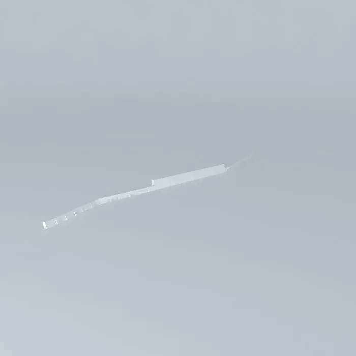 Frankfurt-am-Main Intl. Airport Runway 13 Concrete Structure Free 3D model_0