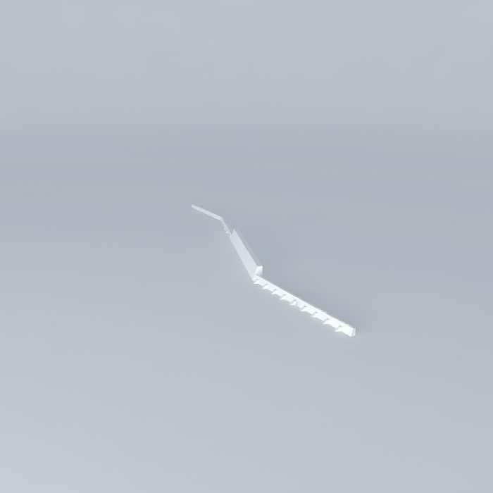 Frankfurt-am-Main Intl. Airport Runway 13 Concrete Structure Free 3D model_2