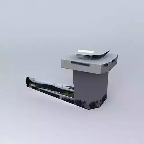 Tenerife South Reina Sofia International Airport ATC Tower  Free 3D model