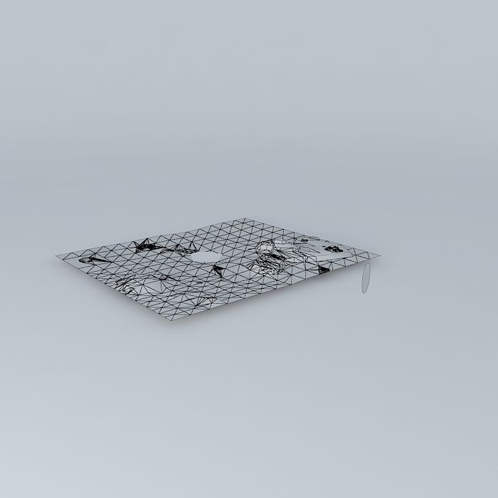 Moon Terrain Alpha Free 3D model_3