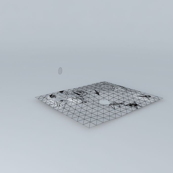 Moon Terrain Alpha Free 3D model_4