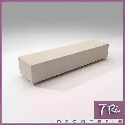 BENCH GRANITE SOCRATES 3D model