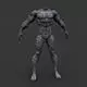 Human Athletic Male Base Mesh 3D model_0