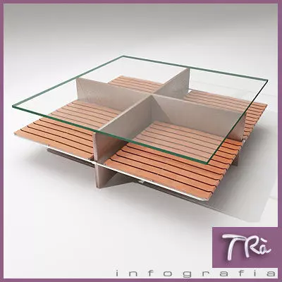 TABLE LIVING ROOM COFFE 3D model