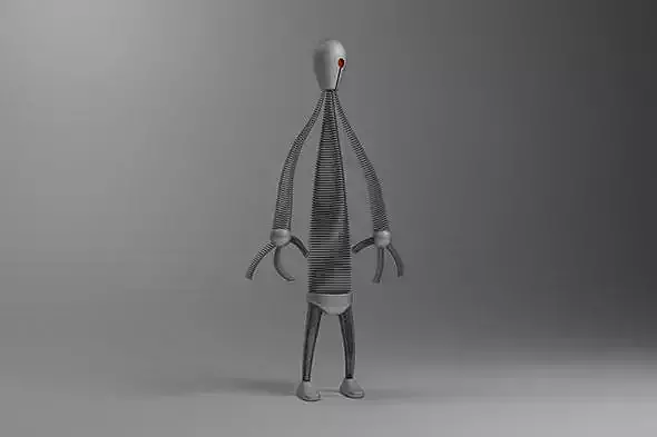 Springman metal figure