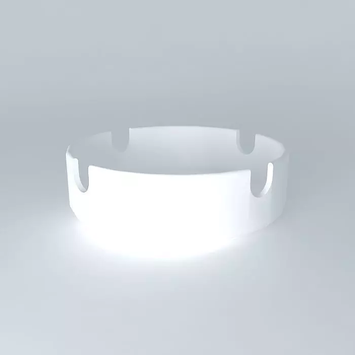 Ashtray ring Free 3D model_0