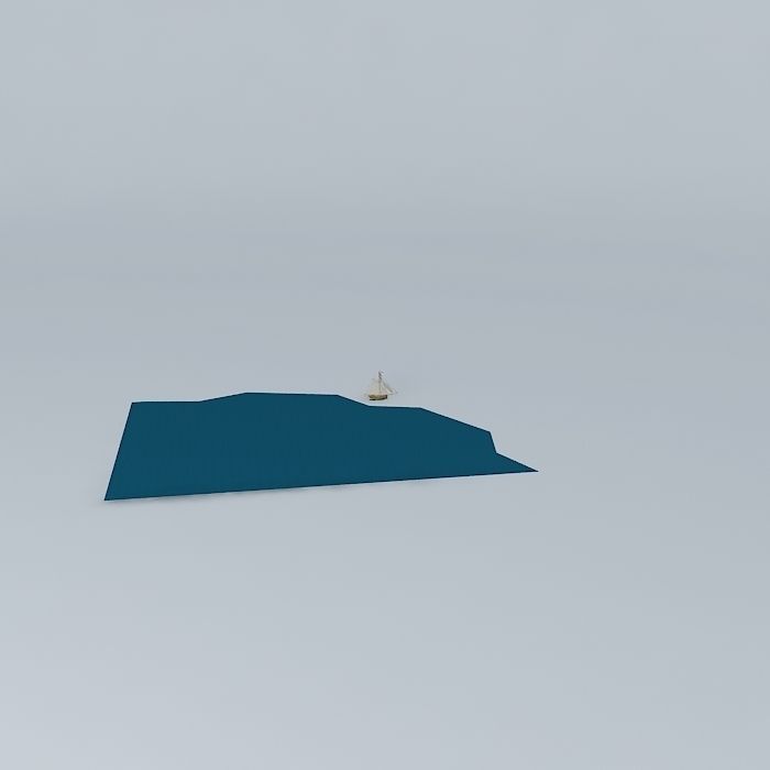 Sloop based on Aldebaran drawing Free 3D model_2