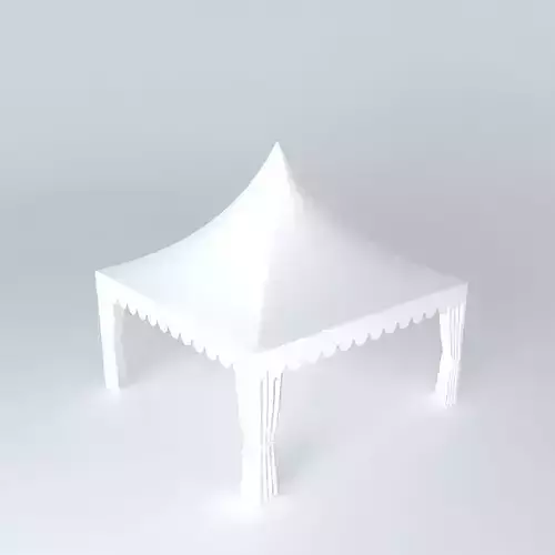 Carnival Tent 5 on 5 m Free 3D model