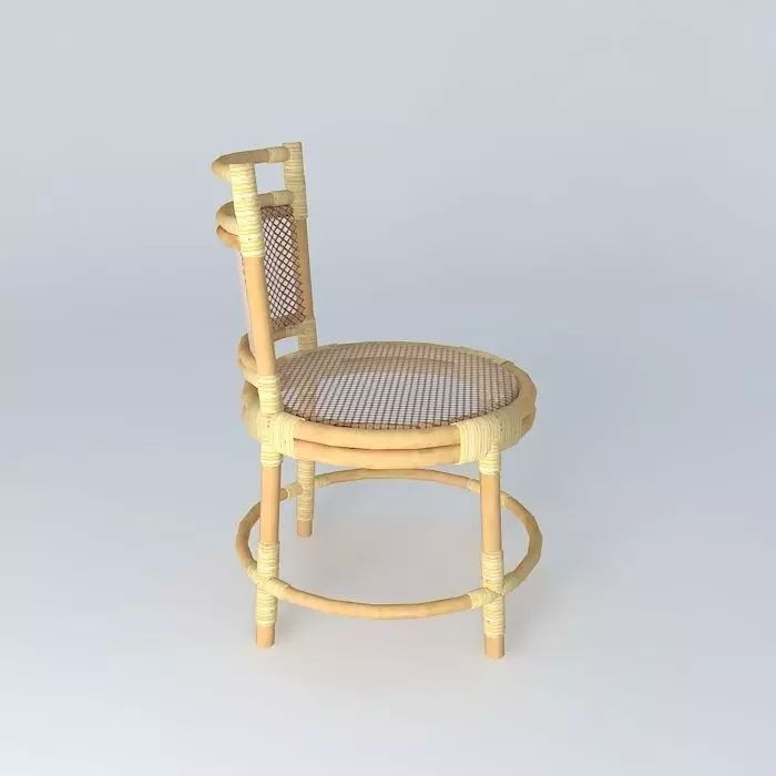 Rotan Chair Free 3D model