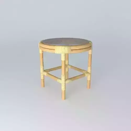 Rotan Table Free 3D model