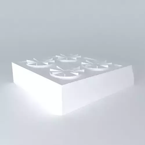 Stove Set Small Free 3D model