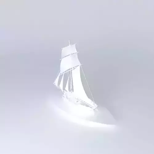 Cutter based on HMS Aldebaran Free 3D model Cutter based on HMS Aldebaran Free 3D model