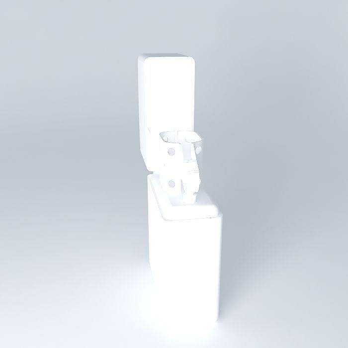 Zippo lighter 3D model_2