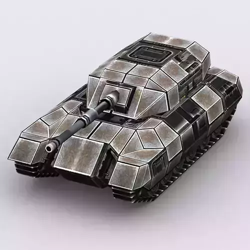 3DRT - Sci-Fi Tank1 Low-poly 3D model 3DRT - Sci-Fi Tank1 Low-poly 3D model