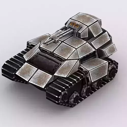 3DRT - Sci-Fi Tank3 Low-poly 3D model 3DRT - Sci-Fi Tank3 Low-poly 3D model