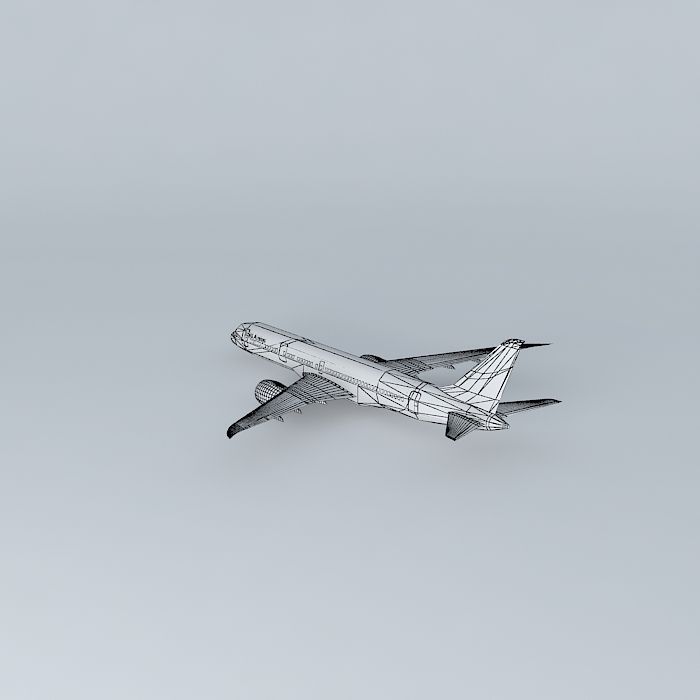 Royal Airways (AAO) R-Jet X-200 with interior Free 3D model_4