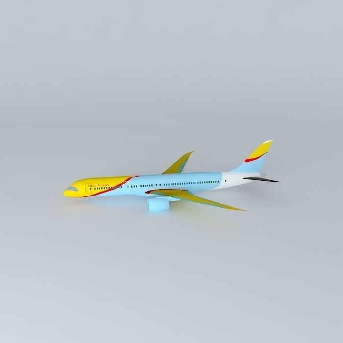 Royal Airways (AAO) R-Jet X-200 with interior Free 3D model_2