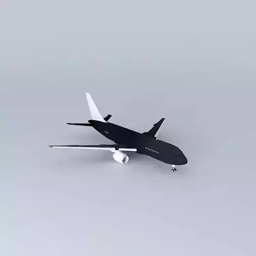 Template Boeing 767 200 Free 3D model