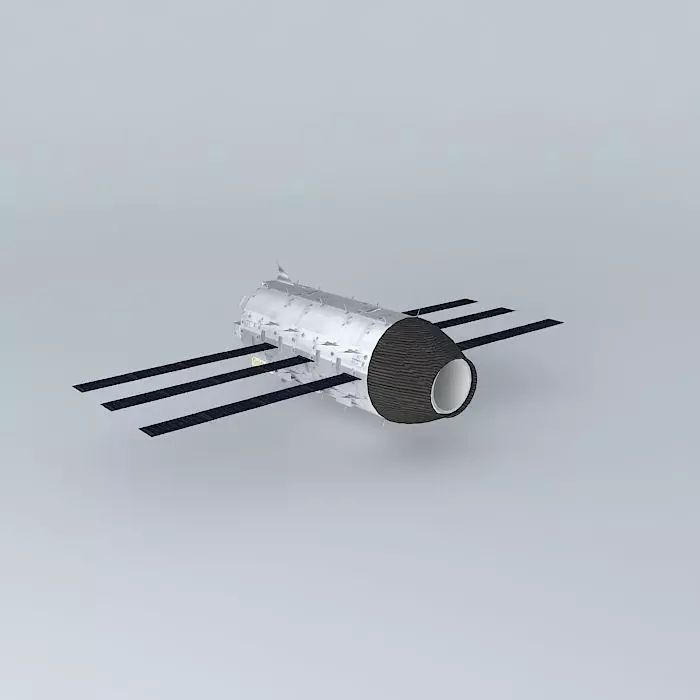 GoldenJet International Space Station Module Free 3D model_0