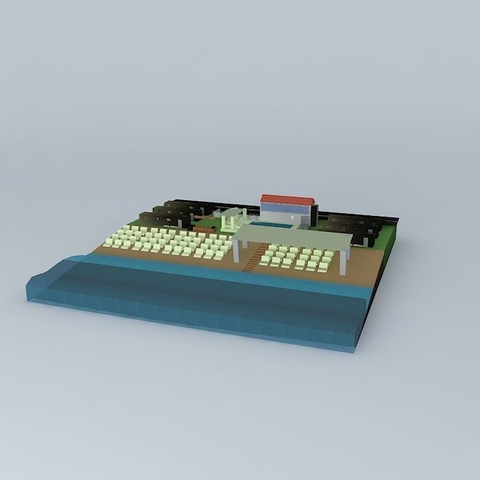 Grand Hotel Free 3D model_1