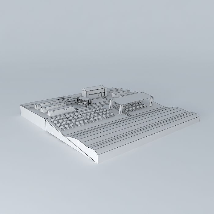 Grand Hotel Free 3D model_4