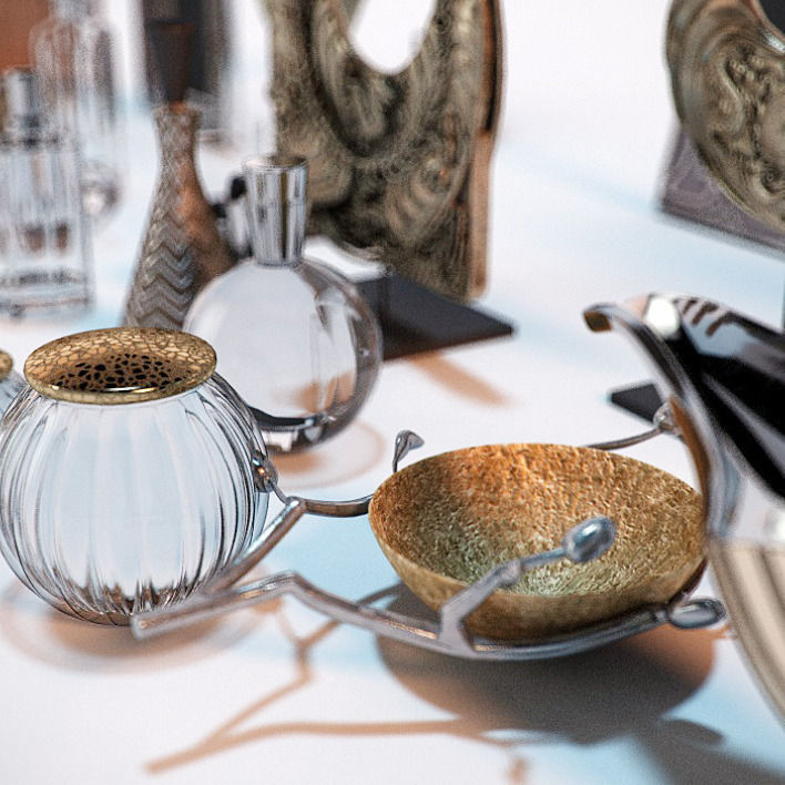 Contemporary Accessories for Interior Renderings 3D model_14
