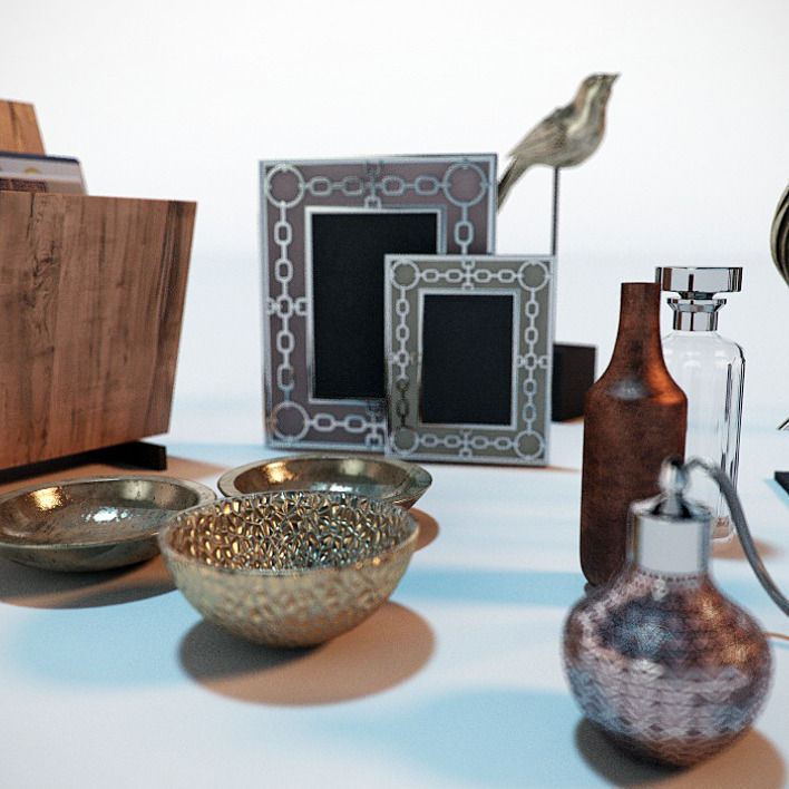 Contemporary Accessories for Interior Renderings 3D model_15